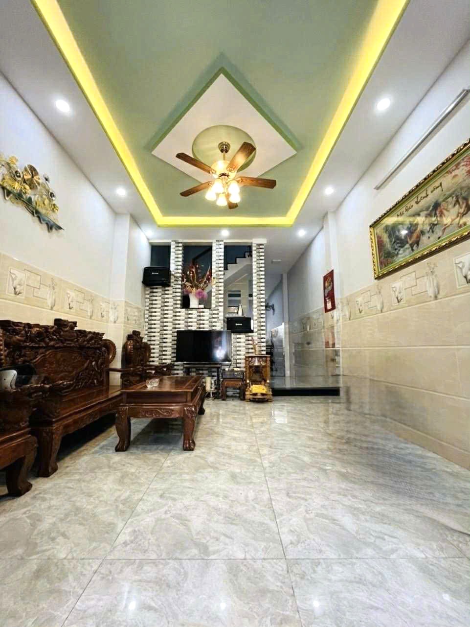 CỰC HIẾM 5.64 TỶ TL 66M² HẺM 15M RA XE TẢI, 3 Tầng/3pn SÁT CHỢ THẠCH ĐÀ, P.14, Gò Vấp! - Ảnh chính
